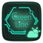 Logo of Green Line Style GO Weather EX android Application 